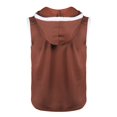 thumbnail image 7 of Men's Sleeveless Hoodie Quick Dry Muscle Fitness Tank Top Camisole Breathable Solid Color Sleeveless Zip Hooded Top Athletic Nylon Spandex Workout Gym Summer Beach Casual, 7 of 7