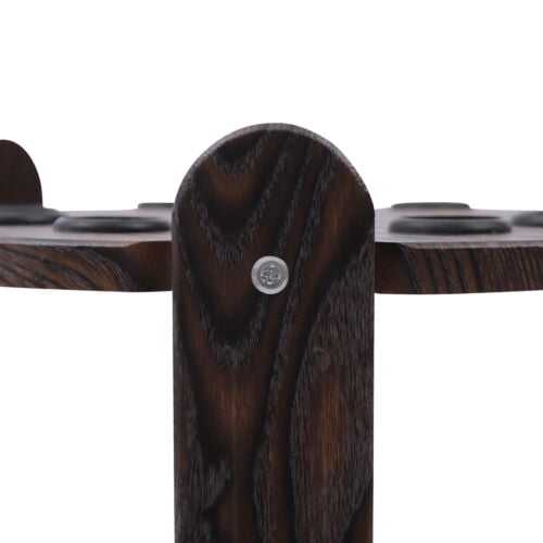 Floor Stand Billiard Cue Holder 9Hold Pool Cue Stick Rack Holder Table Wooden