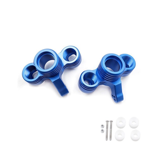 Tholdsy Bloque de dirección de Metal con rodamiento, piezas de mejora de coche de control remoto portátiles, accesorios de coches de Control remoto a Kits de construcción modelo Azul Tholdsy FN011857-02