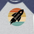 thumbnail image 4 of Inktastic Space Rocket Retro Sunset Boys or Girls Baby Bodysuit, 4 of 5