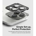 thumbnail image 6 of Ringke Camera Lens Frame Glass Compatible with iPhone 14 Pro Max Camera Lens Protector and iPhone 14 Pro Camera Lens Protector, Glass Covers and Aluminum Alloy Frames - Black, 6 of 11