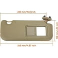 thumbnail image 4 of Applicable to Compatible For Toyota Auris/Corolla 2010-2013 Car Sun Visor With Mirror Grey Beige Left Right Side Driver Passenger Side Interior(Grey Right), 4 of 6
