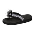 thumbnail image 1 of HBFAGFB Chaussons pour Femmes Mode Été Chaussons en Strass Confortables Chaussures de Plage Extérieures Argent Taille 42, 1 of 9