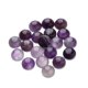 thumbnail image 3 of Cuentas de cabujón de piedra natural de amatista púrpura de Louleur, cabujones redondos de ónix, cuentas sueltas, camafeos de cabujón, anillos y collares DIY, 3 of 5