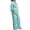 F150 Blue, variant on Likimi Womens Two Piece Set Long Sleeve Solid Color Crew Neck Button Down Top Wide Leg Pants Casual Fashion Outfit Set Black Size L