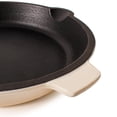 thumbnail image 6 of BergHOFF Neo 4pc Cast Iron Cookware Set, Grill Pan, Fry Pan & Oval Dutch Oven, Meringue, 6 of 9