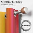 thumbnail image 2 of Outdoor Curtains for Patio Waterproof, Rainbow Striped Outdoor Privacy Panels Grommet, Colorful Gradients Modern Abstract Art Blackout Outside Curtains for Porch/Cabana 54"x108", 1 Panel, 2 of 8