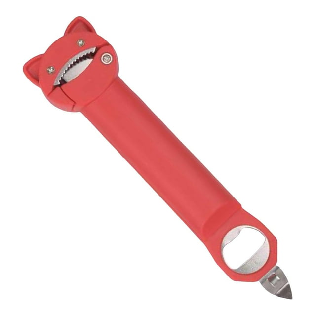 2025 Upgraded Retractable Adjustable Stainless Steel Can Opener Multifunctional Bottle Cap Opener for Easy Kitchen Use