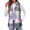 Purple, variant on Fantaslook Women Plaid Outwear Vest Lightweight Sleeveless Jackets Zipper Fall Winter Coats with Pockets