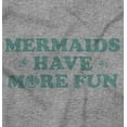 thumbnail image 2 of Mermaids Have More Fun Beach Vibes Youth T Shirt Tee Girls Infant Toddler Brisco Brands 12M, 2 of 5