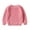 Pink, variant on Odeerbi Sweater for Kids Baby Girl Boy Oversized Knit Sweater Crewneck Pullover Sweatshirt Solid Warm Long Sleeve Tops Blouse Pink