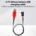 thumbnail image 2 of COOLHOOD 3.7Vx2 500mA SM4P Plugs USB Charging Cable for 7.4V Lithium Batteries Remote Model Car Boats LED Charging Indicators, 2 of 3