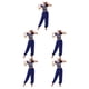 thumbnail image 2 of Sonducket Pantalones de danza del vientre indio para mujer, traje de baile con cordones en la espalda, traje profesional para adultos, ropa azul Type2 NO2, 2 of 3