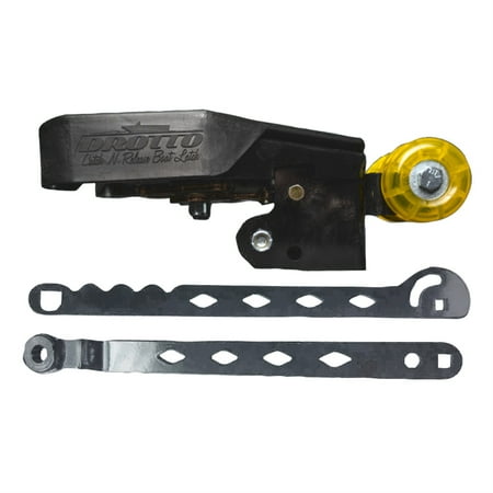 Drotto XD375B Catch-N-Release Boat Latch with Bow Roller - Black