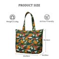 thumbnail image 4 of 22 Inch Oversized Travel Bag Lightweight Canvas Weekender Duffel with Multi Pockets, Camouflage Print, 4 of 5