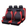 thumbnail image 4 of Universal Car Seat Cover Set PU Leather Vehicle Cushion Full Surrounded Protector, 4 of 5