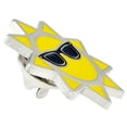 thumbnail image 2 of Cool Sun with Sunglasses Summer Enamel Lapel Pin, 2 of 3