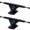 Flat Black/Blue, variant on Seismic Aeon Skateboard Trucks Flat Black/Red - Hanger 7" Axle 9.6" (Set of 2)