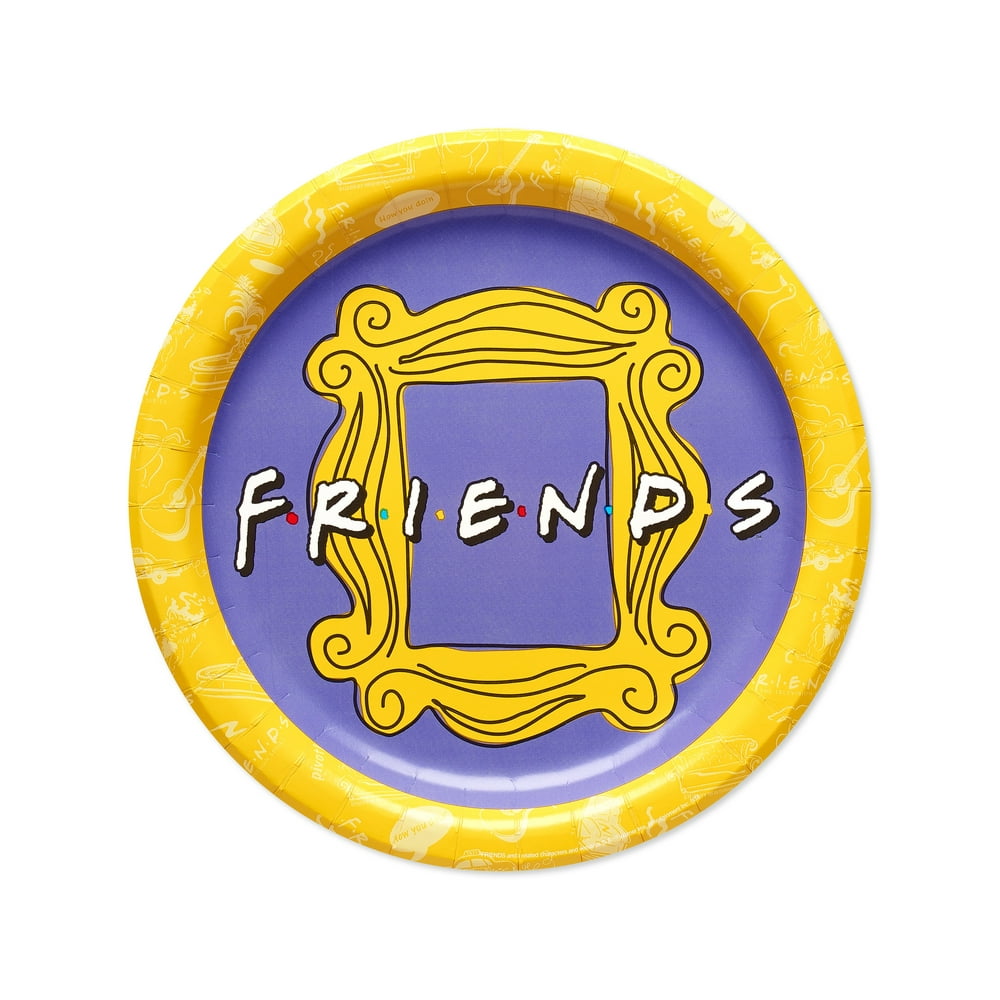 Friends Party Supplies, Dinner Plates (36Count)