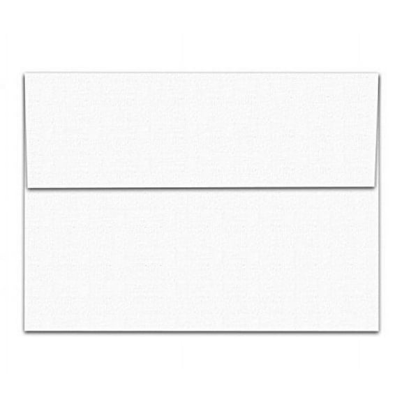 White Linen Textured A6 Envelopes - 4 3/4" x 6 1/2" - 50 Envelopes