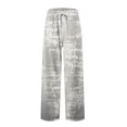 thumbnail image 5 of JGNGSHN Men’s Camo Print Lounge Pants Pajama Bottoms with Pocket Button Fly Drawstring Elastic Waist Sleepwear Casual, 5 of 7