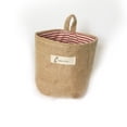 thumbnail image 2 of 1 Uds. Decoración raya bolsillo colgante pequeño saco organizador de artículos diversos organizador de cosméticos bolsa de almacenamiento de Almacenamiento y organización del hogar Raya roja Yuarrent JJ3527-03, 2 of 6