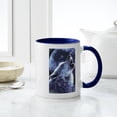 thumbnail image 4 of CafePress - Moon Wolf Mugs - 11 oz Ceramic Mug - Novelty Coffee Tea Cup, 4 of 4