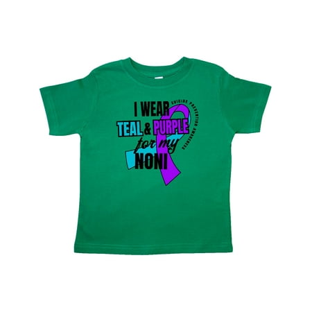 

Inktastic Suicide Prevention I Wear Teal and Purple for My Noni Gift Toddler Boy or Toddler Girl T-Shirt