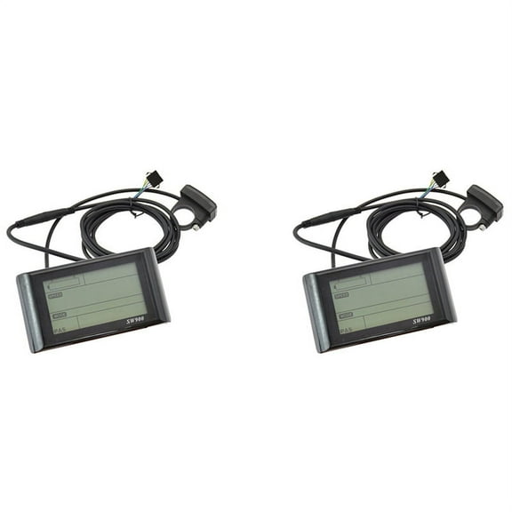 2X SW900 Ebike LCD Display 24V/36V/48V52V/60V E-Bike LCD Meter Panel Display for Electric Bike Computer