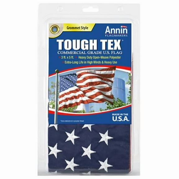 Annin Flagmakers Polyester 3ft x 5ft Tough Tex US Flag