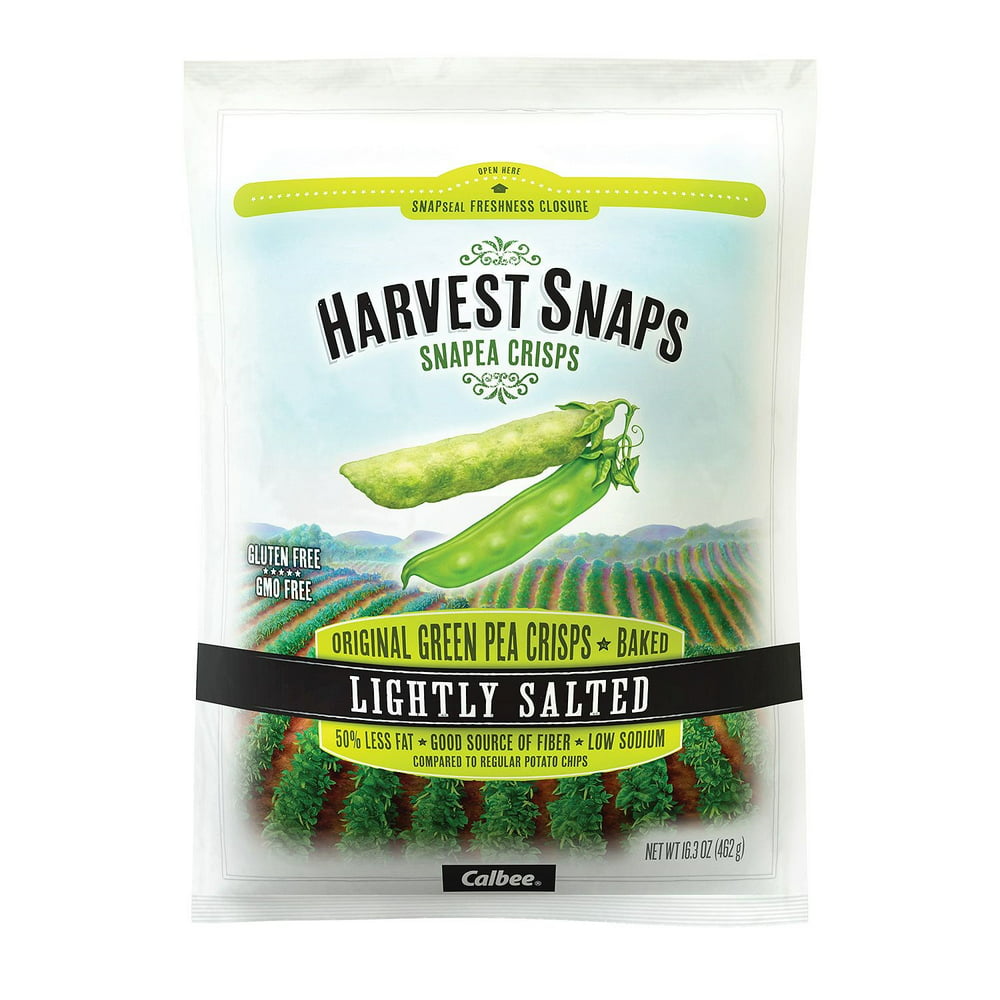 Harvest Snaps Snapea Crisps, Original, 16.3 Oz - Walmart.com - Walmart.com