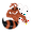 Orange, variant on Left Angry Bee