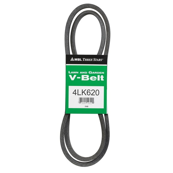 MBL Lawn & Garden V-Belt 4LK620A 4L 620 - Universal Fit - 0.5 x 62 In. Multicolor