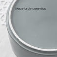 thumbnail image 3 of Macetero con soporte de madera (GRIS MEDIANO) Ilios innova Macetero con soporte de madera, 3 of 9