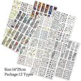 thumbnail image 3 of BN1213 1224 Mixed Floral Geometric Water Transfer Decals Stickers Nail Art, 3 of 5
