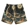 thumbnail image 7 of FORMRS Boys Swim Trunks Quick Dry Mesh Liner Boardshorts Sizes XS-XL, Black Dinosaur, 7 of 7