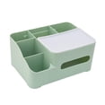 thumbnail image 1 of GUOOL Multifunctional Tissue , Tabletop Facial Tissue Sundries Organizer Napkin Holder Green, 1 of 6