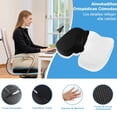 thumbnail image 4 of Cojín De Espuma Viscoelástica Para Coxis Para Auto Y Silla Modelo Negro, 4 of 4