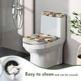 thumbnail image 5 of HELLHERO Calf Toilet Seat Protector Adjustable 2 Pack Stretchy Fabric Dustproof for Bathroom Supplies, 5 of 8