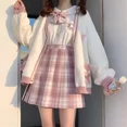 thumbnail image 2 of Suéter holgado de punto para mujer, cárdigan bordado de gran tamaño, estilo japonés, Harajuku, bonito, otoño e invierno, 2023, 2 of 5