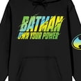 thumbnail image 5 of Batman Own Your Power Long Sleeve Women's Black Hooded Sweatshirt-XS, 5 of 5
