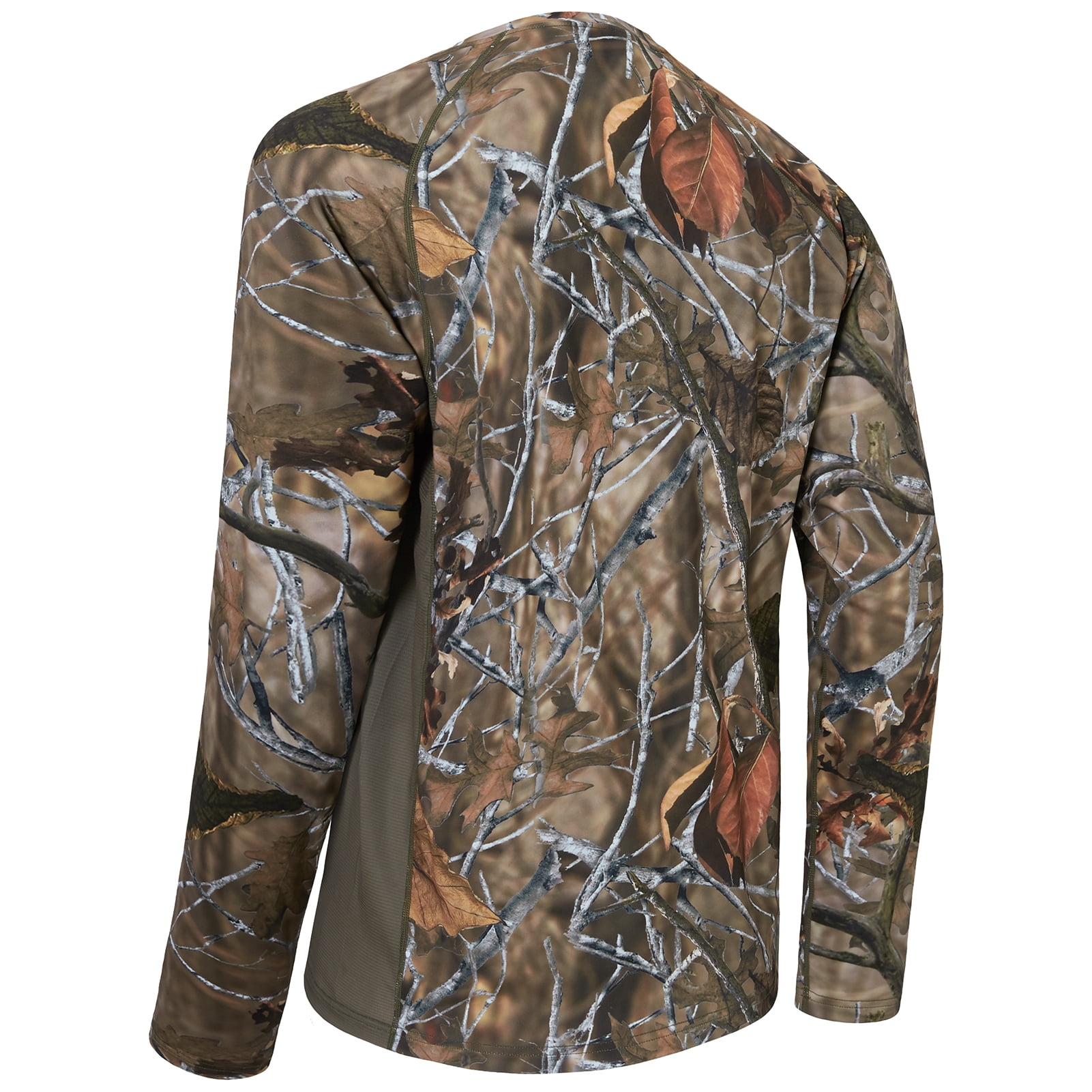 Bassdash FS13M Men's Hunting Camo Performance Long Sleeve Shirt Fishing UPF50+