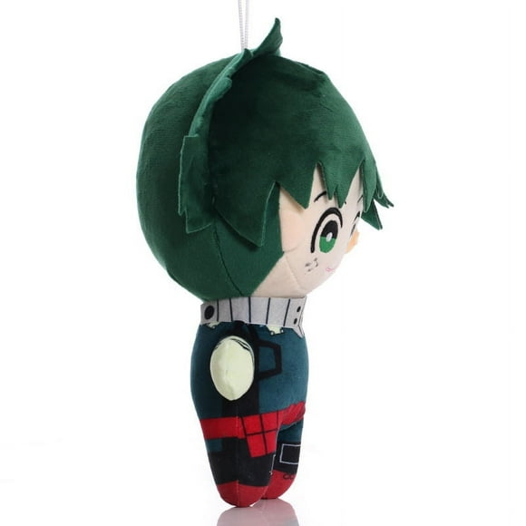Cute My Hero Academia - Izuku Midoriya Hero Costume Plush Plush Soft Toy Doll Keychain Decoration Decorative School Bag Key Zipper