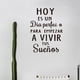 thumbnail image 1 of Adhesivos de pared: «Hoy es el día perfecto para vivir tus sueños», 1 of 4