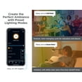 thumbnail image 5 of BLACK+DECKER Works with Alexa Smart 2-in-1 LED Black Clamp Light, Fits Cubicles & Headboards, Automatic Circadian Lighting + 16M RGB Colors, 5 of 9