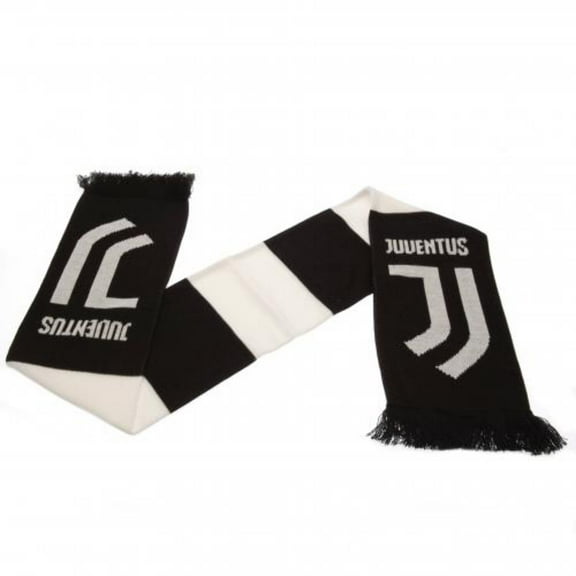 FC Juventus Black and White Bar Scarf - SALE