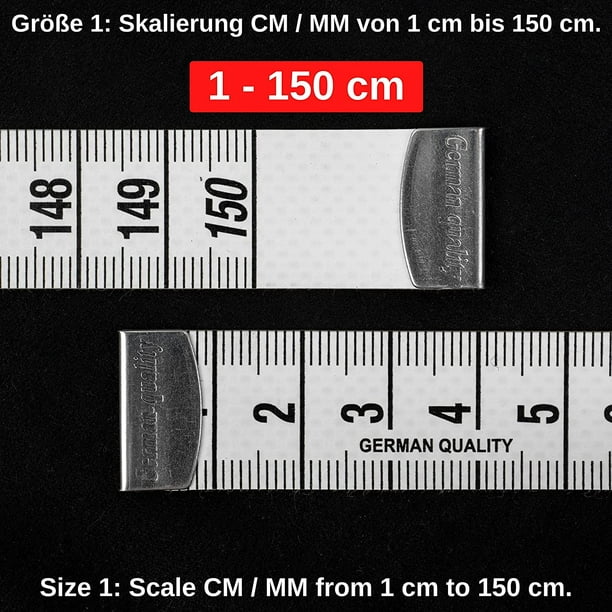 Mètre ruban pour le corps - 150 cm (60), utilisation à une main, design  compact et ergonomique 