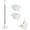 10 cloths, variant on 2026 New Mini Disposable Dust Mop with Reusable Cloths No-Touch Dirty Cleaning Dust Mop for Dry Wet Disposable Pads, Multi Surface Floor Mopping and Sweeping for House Wall Bathroom Corners