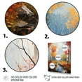 thumbnail image 3 of Designart "Birch Woods Autumn euphony V" Floral Floater Framed Canvas Art Print, 3 of 7
