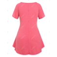 thumbnail image 2 of TAMAÑO PLUS RAGLAN STANDEVE INSERTE TEE Rosegal Camisetas tallas grandes, 2 of 5